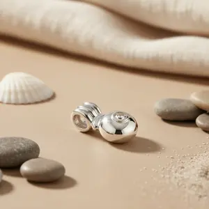 Colgante de Plata 925 con Circonita Cúbica y Baño de Rodio en Oro Rosa, Colgantes con Dijes para Mujer, un Elegante Regalo de Joyería - Product Image 1