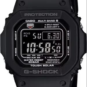 카시오 남자의 GW-M5610-1BJF G-충격 태양 광 디지털 멀티 밴드 6 블랙 시계 판매