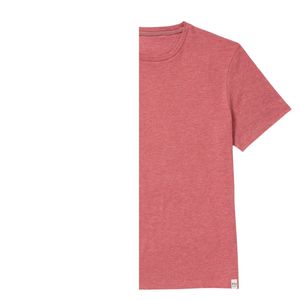 High Quality Customizable Logo Front Plus Size <b>Men's</b> Casual <b>T</b>-<b>shirt</b> <b>pink</b> Color 220gsm 100% Organic Cotton Breathable Embroidered - Product Image 3
