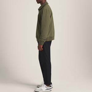 High Quality Custom <b>Fleece</b> Sweatshirt Hooded <b>Quarter</b> <b>Zip</b> Embroidered Custom Logo Eco-Friendly Golf Streetwear Pullover Winter - Product Image 4