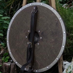 CH Calvin Handicraft Bouclier Viking Médiéval Fait Main, Produit de Sécurité, Cadeau Nordique avec Design - Product Image 3