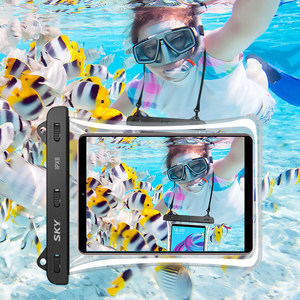 Skywell cao cấp cảm ứng không thấm nước IPX8 <span class=keywords><strong>4</strong></span> lớp khóa đa năng iPad trường hợp máy tính bảng tương thích với iPhone Oppo bao gồm vòng cổ - Product Image 4