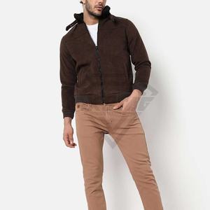 L'usine fournit directement une veste en cuir suédé pour hommes de taille XL Veste en daim Cowboy en laine intérieure respirante et lourde - Product Image 5