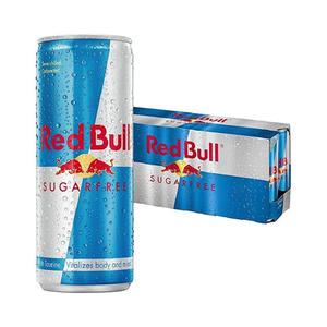 Boissons énergisantes Red Bull autrichiennes authentiques, saveur originale, en canettes de 250 ml, cartons de 24 pour la distribution en gros aux supermarchés - Product Image 4