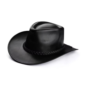 Nuevos sombreros de vaquero de cuero al aire libre para hombres de vaquero occidental personalizados Sombreros de vaquero en cuero genuino Sombreros de moda al por mayor - Product Image 3