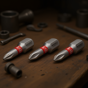 Hazet 1/4'' Phillips Insert <b>Set</b> (3pcs) for Efficient <b>Screwdriver</b> Use - Product Image 3