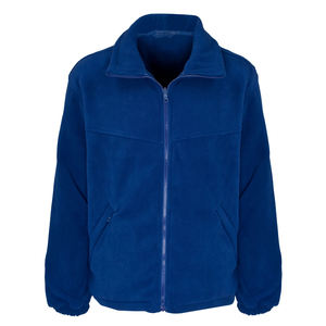 Fait sur mesure 100% polyester polaire vestes à glissière vêtements de travail respirants uniformes OEM travailleurs vêtements avec veste zippée pour hommes - Product Image 2