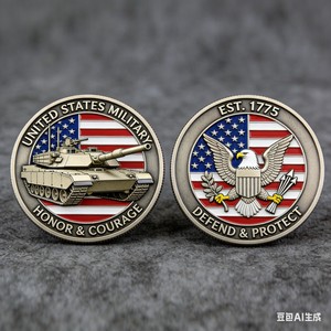 Monedas de Colección Personalizadas, Impresión en Color Metálico, Relieve, Baño de Oro, Tema Tradicional, Medalla de Recuerdo - Product Image 4