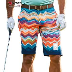 ... Elegantes pantalones cortos de golf para hombre 2025 ligeros para entrenamiento y ropa deportiva al aire libre cómodo diseño personalizado - Product Image 3