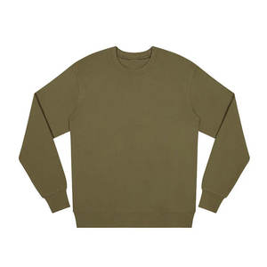 Mens Embroidered Logo Pullover Crewneck <b>Thermal</b> Sweatshirt Grey Winter - Product Image 6