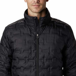 Veste matelassée imperméable à capuche pour homme sur mesure en gros Fermeture éclair Respirant Polyester Décontracté en plein air - Product Image 5