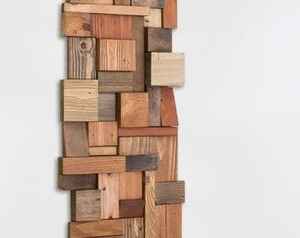 Superbe décoration murale en tissu métallique de haute qualité MDF et bois naturel fabriqués à la main pour l'élégance - Product Image 4