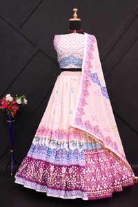 Estilo Bollywood Lehnga Choli Función especial Lehengha choli Lehenga Choli para ropa de boda a precio al por mayor - Product Image 4