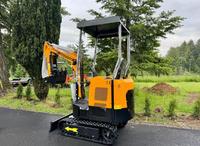 LIVRAISON GRATUITE MIVA VA15C MINI-EXCAVATRICE 15 CV, godet de terrassement de 14 pouces, commande pilote, entièrement cabine, homologuée EPA CE, hydraulique auxiliaire