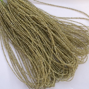 2mm 3mm 4mm naturel péridot vert Herkimer diamant Quartz cristal brut perles brins Mines bricolage pour bijoux pierre précieuse matériel AAA - Product Image 1