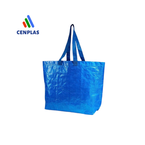 Taille personnalisée réutilisable BOPP laminé gravure imprimé PP tissé sac fourre-tout directement du Vietnam fabricant emballage de supermarché - Product Image 6