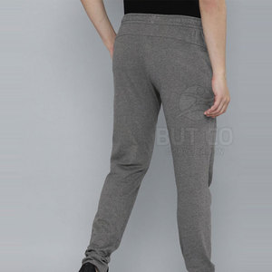 กางเกงวอร์มเข้ารูปของผู้ชายผ้าคอตตอนแนวลำลองผ้าคอตตอนดีไซน์น้ำหนักเบาใส่สบาย - Product Image 3