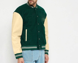 Veste en laine unisexe de haute qualité avec logo pour l'hiver, look universitaire, baseball, design personnalisé, vente en gros - Product Image 2