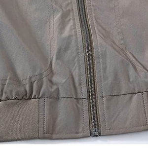 Chaqueta Bomber de Lona, Impermeable, Resistente al Viento, Flexible, Ligera, Diseñada para un Movimiento Cómodo, Clima Fresco, Suave y Cálida - Product Image 3
