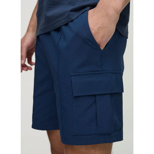 <b>Men's</b> Fashionable Solid Pattern <b>Denim</b> Cargo <b>Shorts</b> Summer Breathable <b>Elastic</b> <b>Waist</b> Streetwear Factory Price - Product Image 6