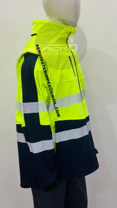 Veste de sécurité d'hiver pour hommes, classe 2 ANSI, imperméable, réfléchissante, anti-perforation, avec logo personnalisé, couleur orange, en nylon AERO FASTER - Product Image 6