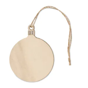 Decorazioni Natalizie Rotonde in MDF Baly, Gadget Natalizi Personalizzati per Arredamento Festivo - Product Image 1