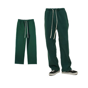 <b>Men's</b> Casual Mid Waist Straight Leg Sweatpants Wholesale Baggy Custom Logo Drawstring High Quality Blank Street Joggers - Product Image 1