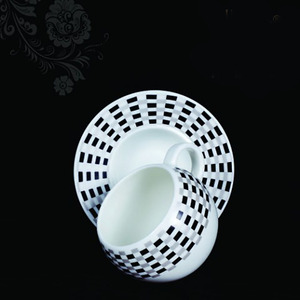 Eco-Friendly Fine Ceramic Tea Mug <b>Cup</b> Kit Premium Dinnerware Sets - Product Image 4