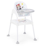 Meilleur nouveau modèle 3-en-1 chaise haute pour bébé EN standard multifonction en plastique table de bureau pour enfants pour l'alimentation des enfants de 0 à 12 mois