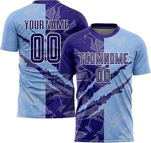 ชุดกีฬาฟุตบอลสำหรับผู้ชายเสื้อเจอร์ซีย์ฟุตบอลเยาวชนออกแบบได้ตามต้องการพร้อมโลโก้และตัวเลข - Product Image 6