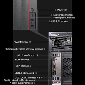 L e n o v o E R A Z E R Co-E8 Inter Core I3-14100 16GB 512GB SSD 20L pour Government & Enterprise Business Desktop PC Computer - Product Image 3