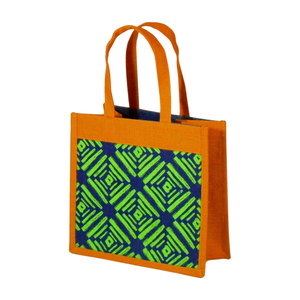 Bolsas de mano con logotipo impreso personalizado Bolsa de compras de yute reutilizable ecológica para ropa Promoción original - Product Image 1