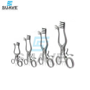 Juego de INSTRUMENTOS QUIRúRGICOS SUAVE, 10 piezas, retractores veterinarios de acero inoxidable, instrumentos de cirugía veterinaria reutilizables - Product Image 4