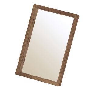 Mocha Wood Frame <b>Mirror</b> for YS-F10/F10.5 Wagon Glass Material for <b>Wall</b> Usage - Product Image 1