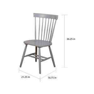 เก้าอี้คาเฟ่ไม้สักสีเทา ผลิตในอินโดนีเซีย - Product Image 2