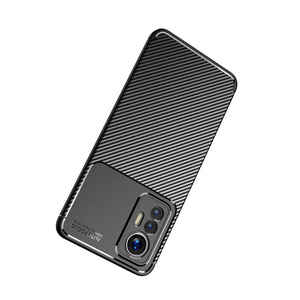 Funda Netzy para Xiaomi Mi 12 Lite SAFA Negra Azul Marino, Funda Protectora Trasera de Silicona Líquida, Electrochapada, Compatible - Product Image 6