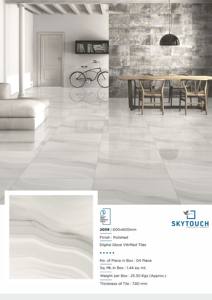 Venta caliente 600x600 azulejo de porcelana esmaltado pulido completo interior hogar color blanco piso y azulejo de pared - Product Image 6