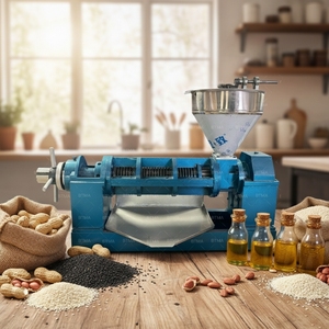 Máquina de prensa de aceite de tornillo duradero de para procesamiento de aceite de semilla de mostaza de soja de coco de cacahuete - Product Image 1