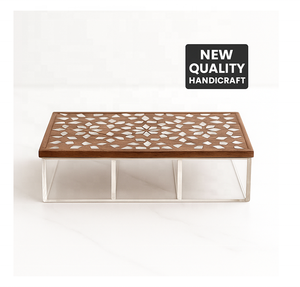 Boîte de rangement en bois d'acacia et acrylique avec couvercle transparent, lot de 3, organisateur en bois fait main pour bijoux, fruits secs, cadeaux du Ramadan - Product Image 2