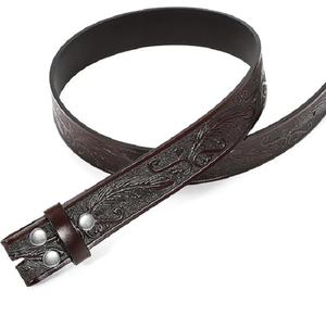 Vente chaude personnalisable ceintures en cuir véritable Style occidental avec boucle en acier tailles disponibles-vente en gros Cowboy cuir formel - Product Image 3