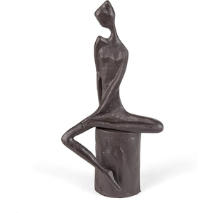 Escultura Figurativa de Metal Bronce, Decoración Artística para Mesa, Figuras Humanas Hechas a Mano para Decoración de Sala de Estar, Venta al Por Mayor - Product Image 3