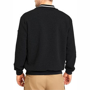 Blouson aviateur à col montant 100% coton pour hommes Veste d'hiver personnalisée avec duvet de canard Vente en gros Service OEM Veste bouffante - Product Image 6