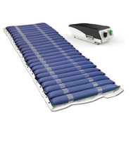 Matelas anti-escarres YHMEDICAL bleu marine en TPU certifié CE, taille 1950x850mm, pour la prévention des escarres chez les personnes âgées