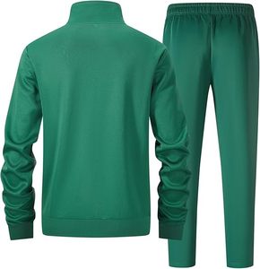 Survêtement de haute qualité pour hommes Streetwear Sweat-shirt à capuche épais délavé au soleil et pantalon baggy évasé - Product Image 2
