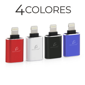 Adaptador OTG para iPhone y iPad Lightning USB 3.0 Hecho de Metal Resistente ¡En Stock! - Product Image 3