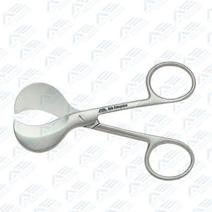 Ciseaux pour cordon ombilical vétérinaire de 4 pouces, qualité supérieure, en acier inoxydable, avec pointes arrondies pour des soins aux animaux en toute sécurité - Product Image 2