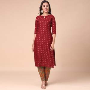 ชุด kurti หรือ pent นักออกแบบระดับพรีเมียมใหม่ - Product Image 2