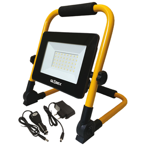 Proyector LED Portátil Recargable con Soporte, 20w 4000k - Product Image 1