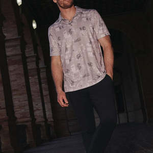 Vente directe usine – Chemise homme personnalisée populaire en Spandex/Coton, imprimée numériquement, unie, coupe classique, avec poche, anti-plis - Product Image 4