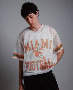 Personnalisé recadrée Vintage Boxy Football maillots grande taille rétro classique Original maille maillot 24/25 imprimé Sublimation Technique - Product Image 1